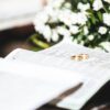 Wedding Rings on a Book